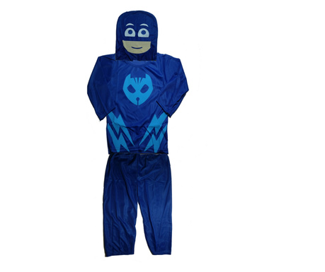 Детски костюм IdeallStore®, Blue Cat, размер 7-9 години, 120-130, син, подарък паркинг