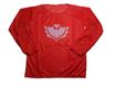 IdeallStore® gyerekruha, Red Owl, méret 7-9 év, 120-130, piros, parkolóval