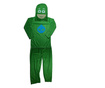 Детски костюм IdeallStore®, Зелен гущер, размер 5-7 години, 110-120, зелен, включен паркинг