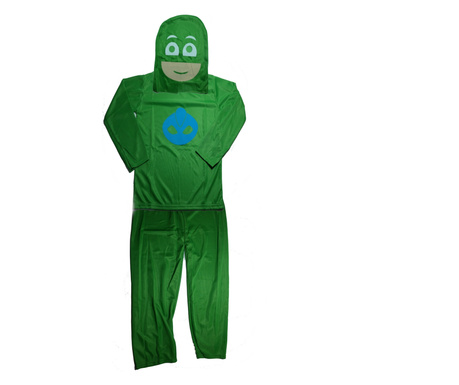 IdeallStore® gyerek öltöny, Green Lizard, méret 5-7 év, 110-120, zöld, garázzsal