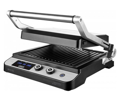 Grill ECG KG 1000 Gourmet Contact, 2000 W, 2 termostate independente