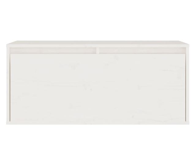 TV komode, bijela, 3 kom., masivno drvo bora