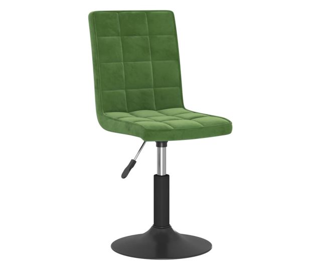 Zakretne kuhinjske stolice, 2 kom., tamnozelene, baršun