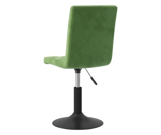 Zakretne kuhinjske stolice, 2 kom., tamnozelene, baršun