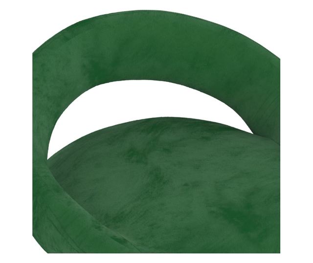 Barski stoli, 2 kosa, temno zelena, žamet