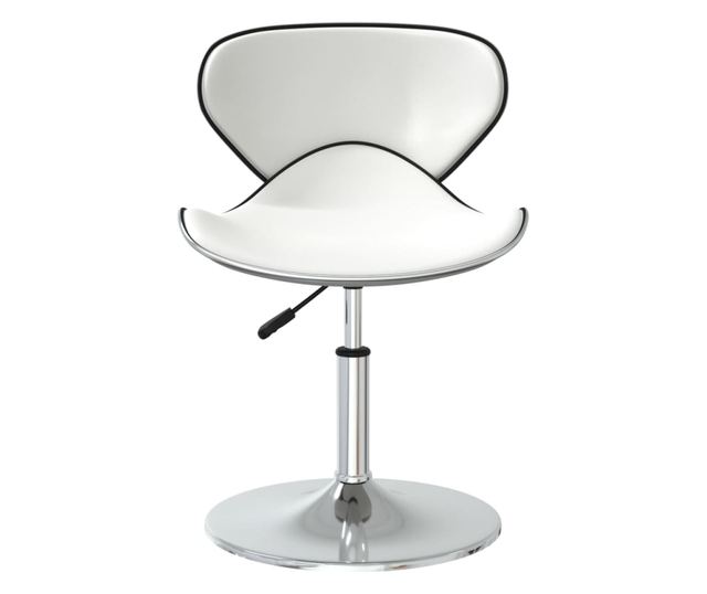 Kuhinjske stolice, 4 kom, bijele, umjetna koža