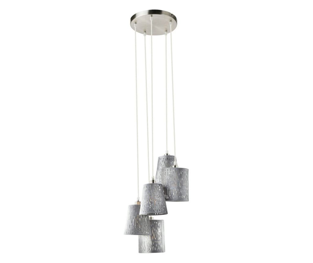 [Lichidare stoc]Lustra Tarok 15265-5H1, 5xE14, argintie, IP20, Globo - 2