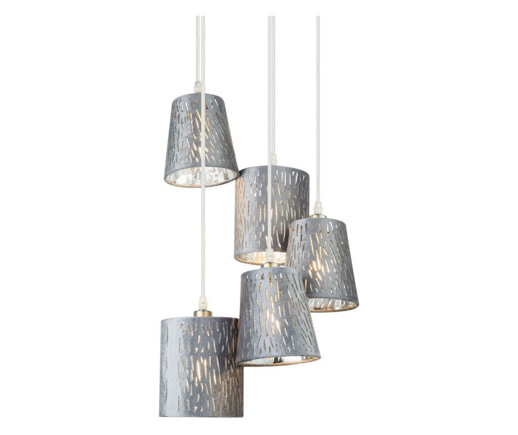 [Lichidare stoc]Lustra Tarok 15265-5H1, 5xE14, argintie, IP20, Globo - 3