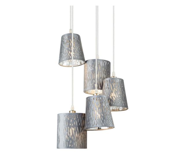 [Lichidare stoc]Lustra Tarok 15265-5H1, 5xE14, argintie, IP20, Globo
