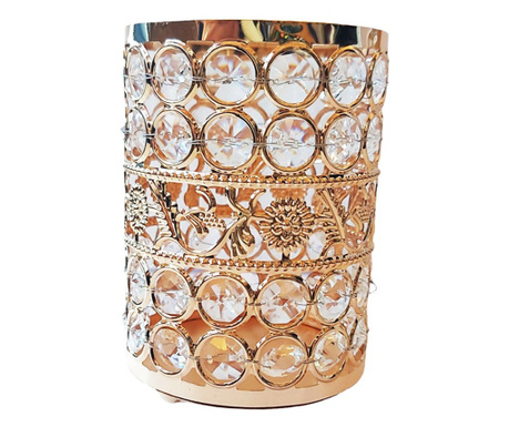 Suport pensule pachiaj. Crystal Luxury, Gold, 13 cm,  A13575