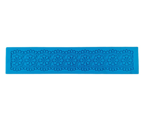 Matrita silicon pentru fondat, pentru decorare torturior,  Albastru, 39 cm, 494COF