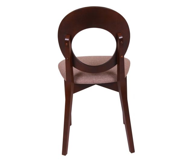 Set od 2 stolice Star, Drvo, Nut/Veles 6