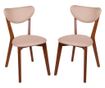 Set od 2 stolice Neo M, Drvo, Orah/Brighton Bež