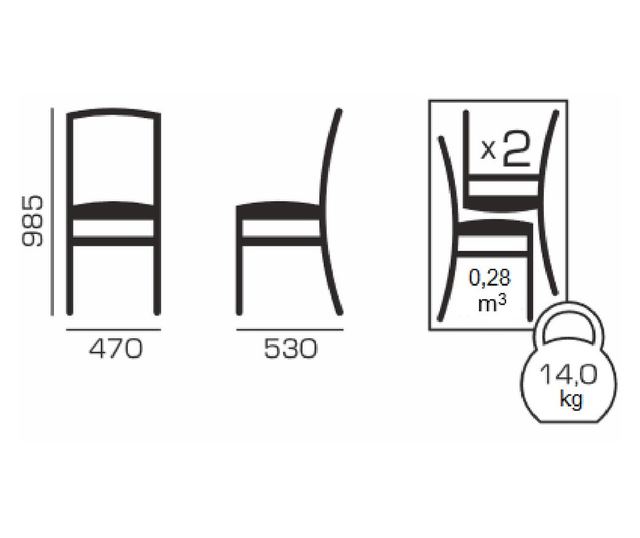 Set od 2 Fiona stolice, Drvo, Bež/Regent plain 03