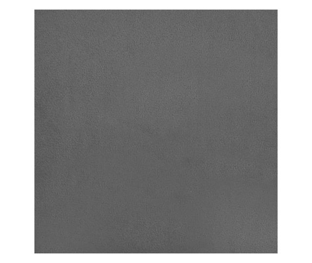 kétszemélyes sötétszürke bársony kanapéágy