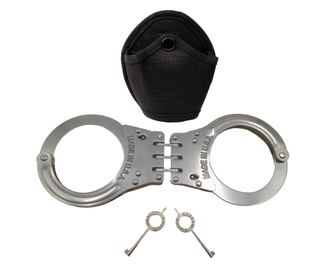 Bilincs IdeallStore® zsanérral, Tight Lock, rozsdamentes acél, 20 cm, taktikai tasak mellékelve