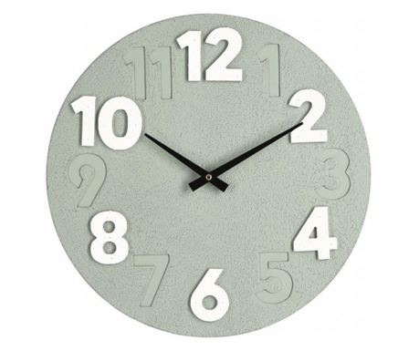 Timing MDF falióra zöld-fehér 40x4,5 cm