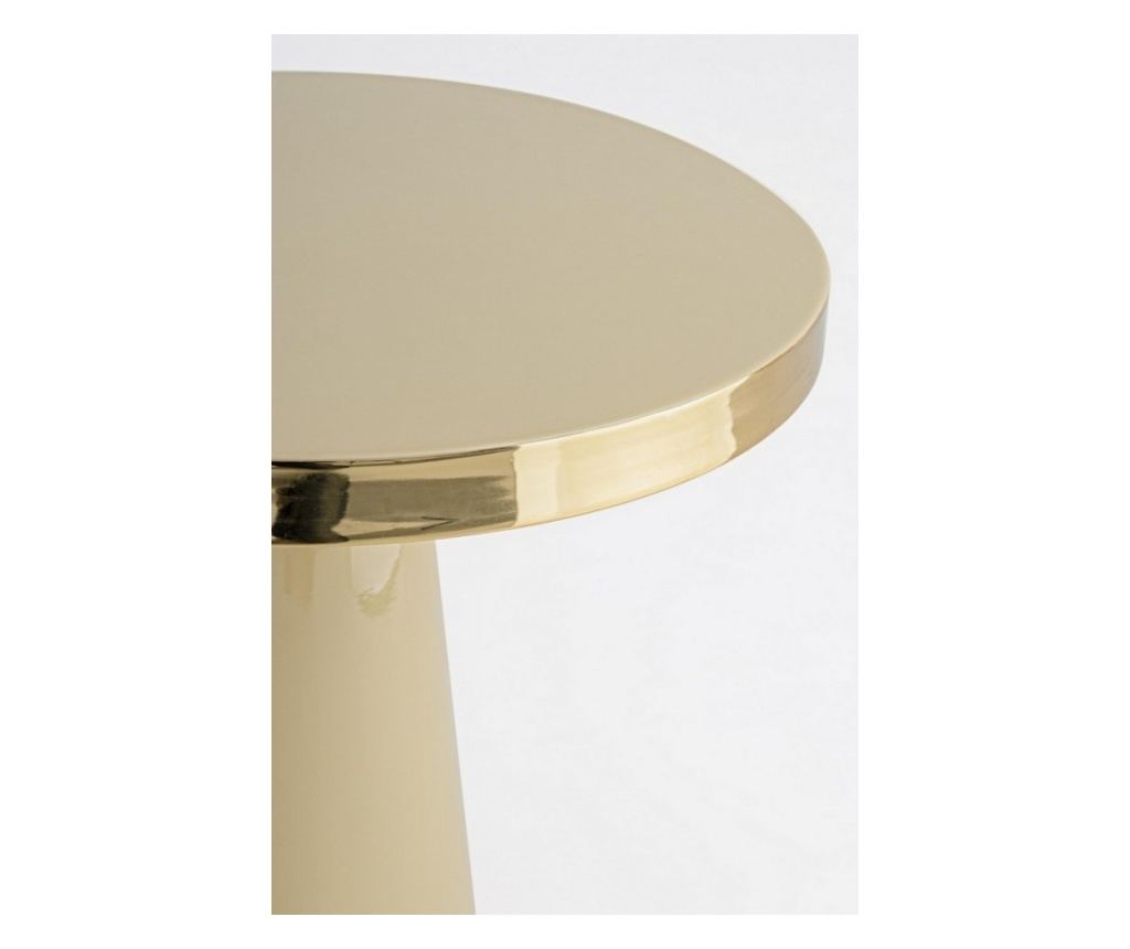Nandika Ivory Gold Jeklena miza 45,5x43 cm - 3