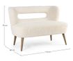 Canapea tapiterie crem Cortina 115x68x78 cm