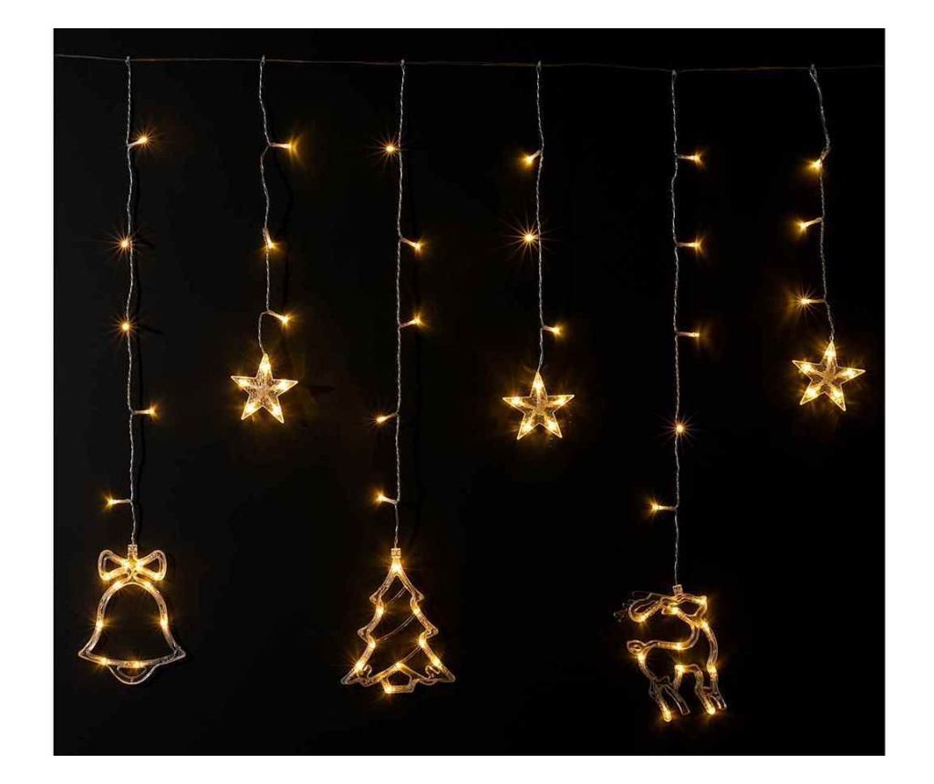 Svetleča girlanda 138 toplih belih LED lučk 2x0,75 m - 4