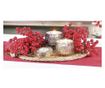Set 2 crengute fructe rosii artificiale 53.5 cm
