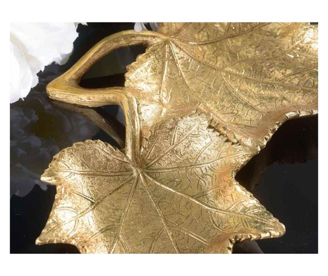 Tava decorativa polirasina aurie 26x20.5 cm