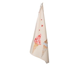 Set 3 prosoape bucatarie bumbac Ice Cream 50x70 cm