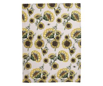 Set 3 prosoape bucatarie bumbac Floarea Soarelui 50x70 cm