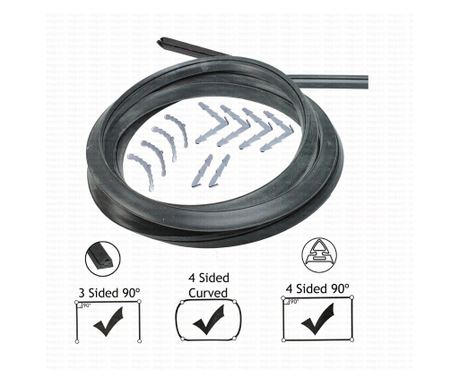 Kit garnitura termica universala pentru usa cuptor cu instructiuni montare