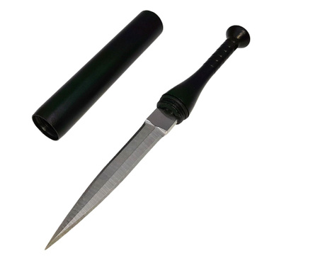 Mini vadászkés IdeallStore®, Home Run, baseball ütő, rozsdamentes acél, 11.5 cm, fekete