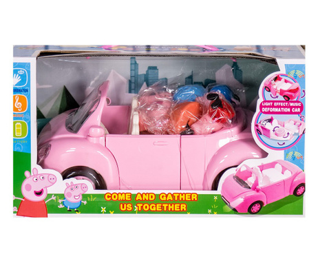 Детски комплект Peppa Pig кола, пикник и прасенца EmonaMall - Код W1571
