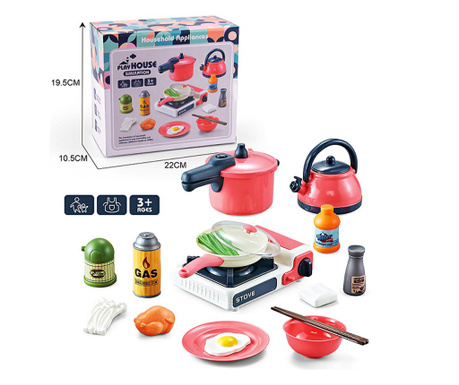 Детски комплект котлон с посуда и продукти EmonaMall - Код W4913