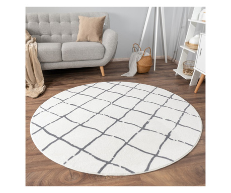 Дизайнерски килим, модел 155628, 200 см кръгъл
