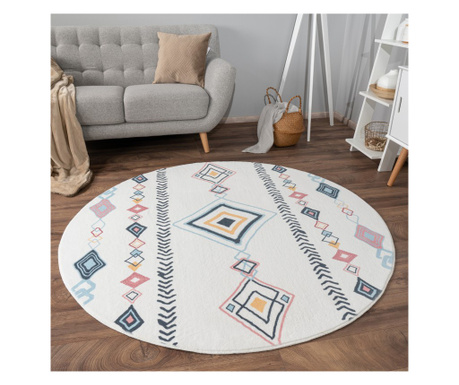 Дизайнерски килим, модел 155565, 200 см кръгъл