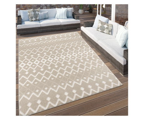 Дизайнерски килим, модел 155313, 120 см кръгъл