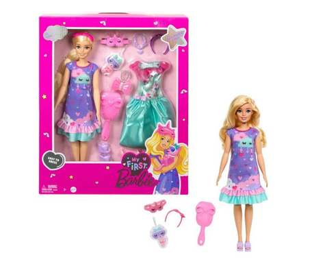 Mattel Barbie Első Barbie babám Deluxe baba szőke (HMM66)