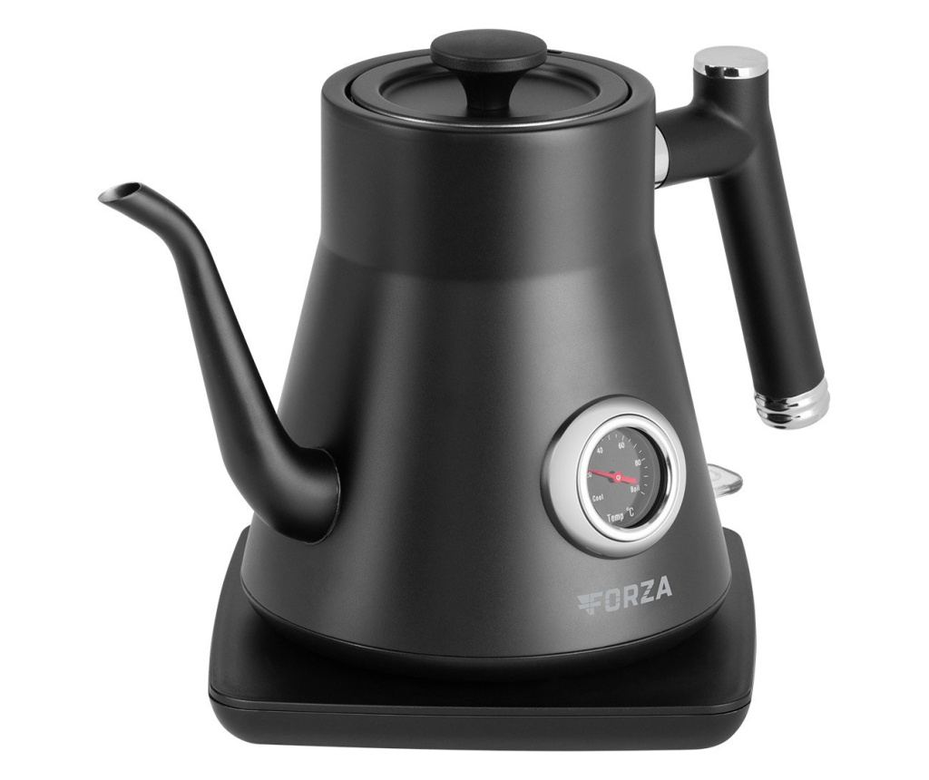 Fierbator electric ECG Forza 5000 Pour over Nero, 1200 W, 0.8 litri, otel inoxidabil, negru mat - 4