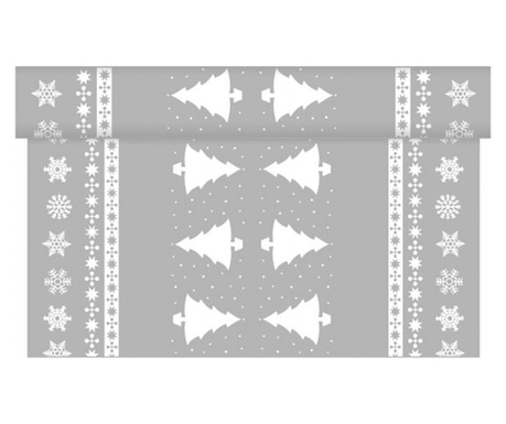 Asztali alvó Linclass - Fehér fa (ezüst) / 40 cm x 4,8 m / 1 tekercs