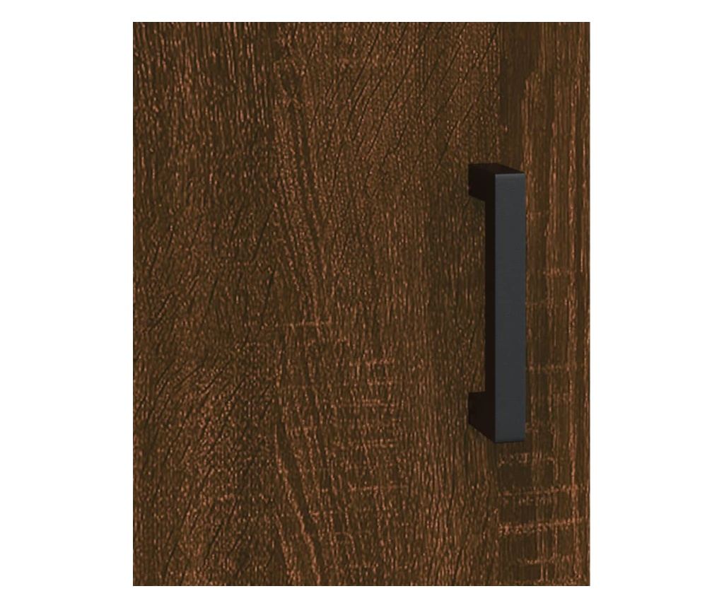 Visoka ormar, smeđi hrast, 34,5x34x180 cm, obrađeno drvo - 10