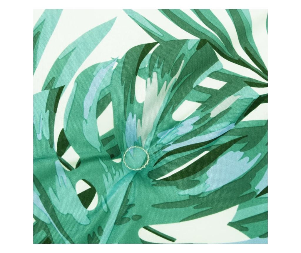 Jastuci za stolice niskog naslona, 4 kom, uzorak lišća, tekstil - 8