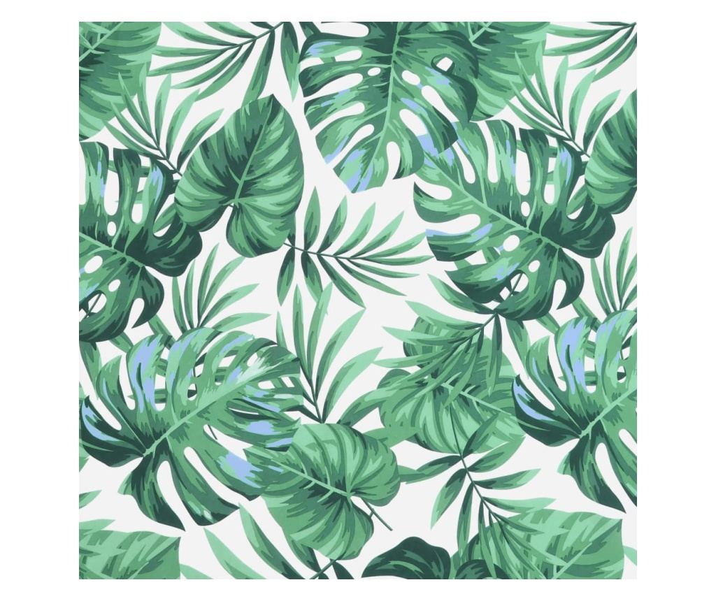 Jastuci za stolice visokog naslona, 4 kom, uzorak lišća, tekstil - 9