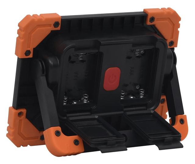 Reflector portabil cu LED, 10 W, alb rece, ABS