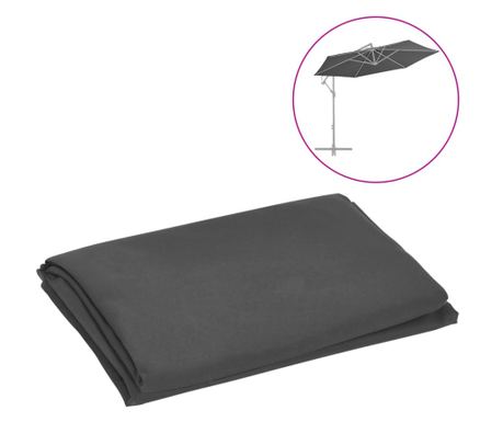 Ανταλλακτικό Κάλυμμα για Ομπρέλα Κρεμαστή, Ανθρακί, 300 εκ.