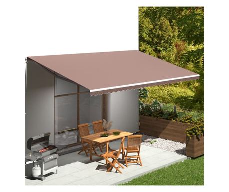Rezervno platno za tendu, smeđe, 6x3,5 m