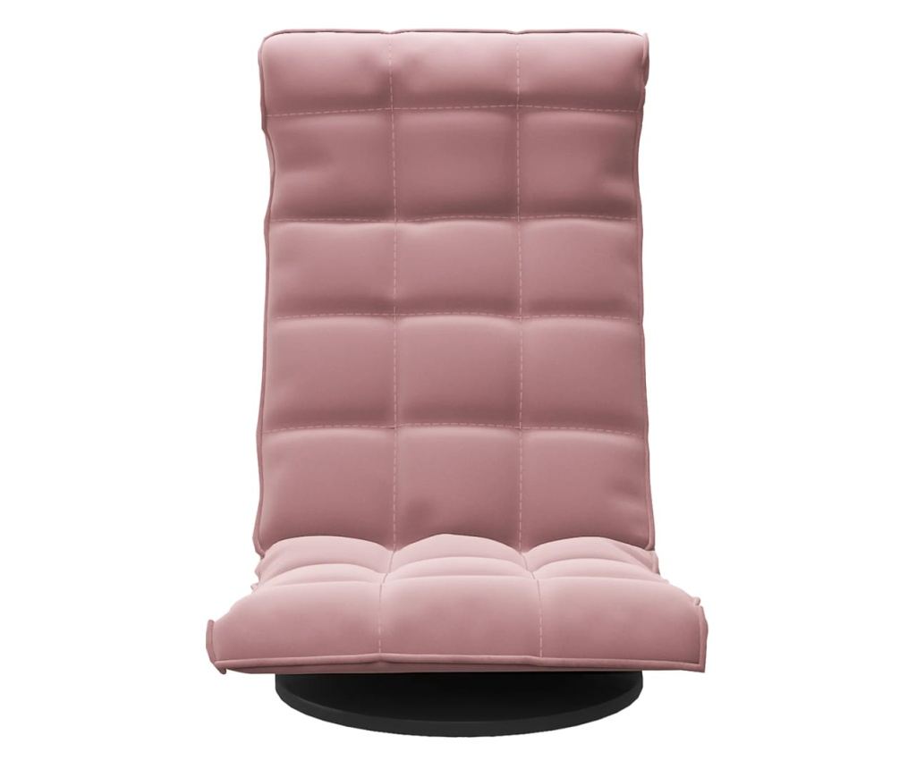 Podesivi stolić, ružičasti, baršunasti - 3