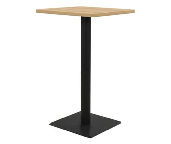 Bistroasztal, tölgy színű, 78,5 x 78,5 x 107 cm