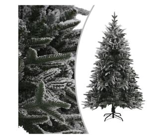 Umjetno božićno drvce sa snijegom, zeleno, 210 cm, PVC & PE