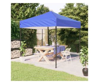 összecsukható parti sátor, kék, 2x2 m