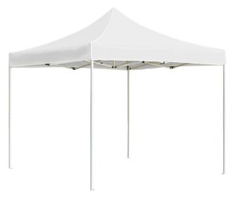 Profesionalni sklopivi šator za zabave, bijeli, 3 x 3 m, aluminij