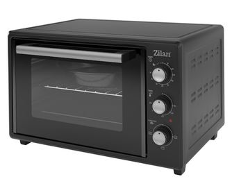 Cuptor electric Zilan ZLN8894 Negru, capacitate 35 litri, geam dublu, putere 1800 W